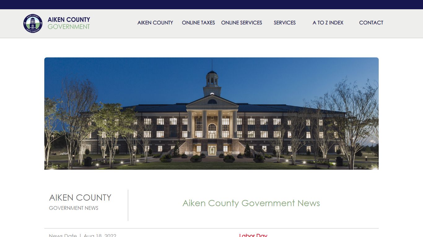 Aiken County News